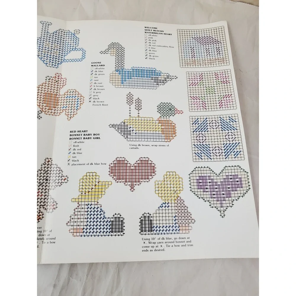 Leisure Arts 364 Magnets Go Country In Plastic Canvas Patterns 1985 Vintage Book